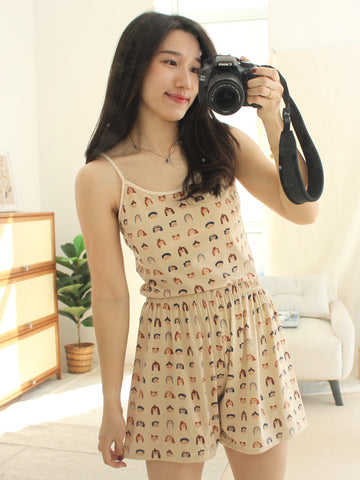ZOSIA PUFFY MESH DRESS