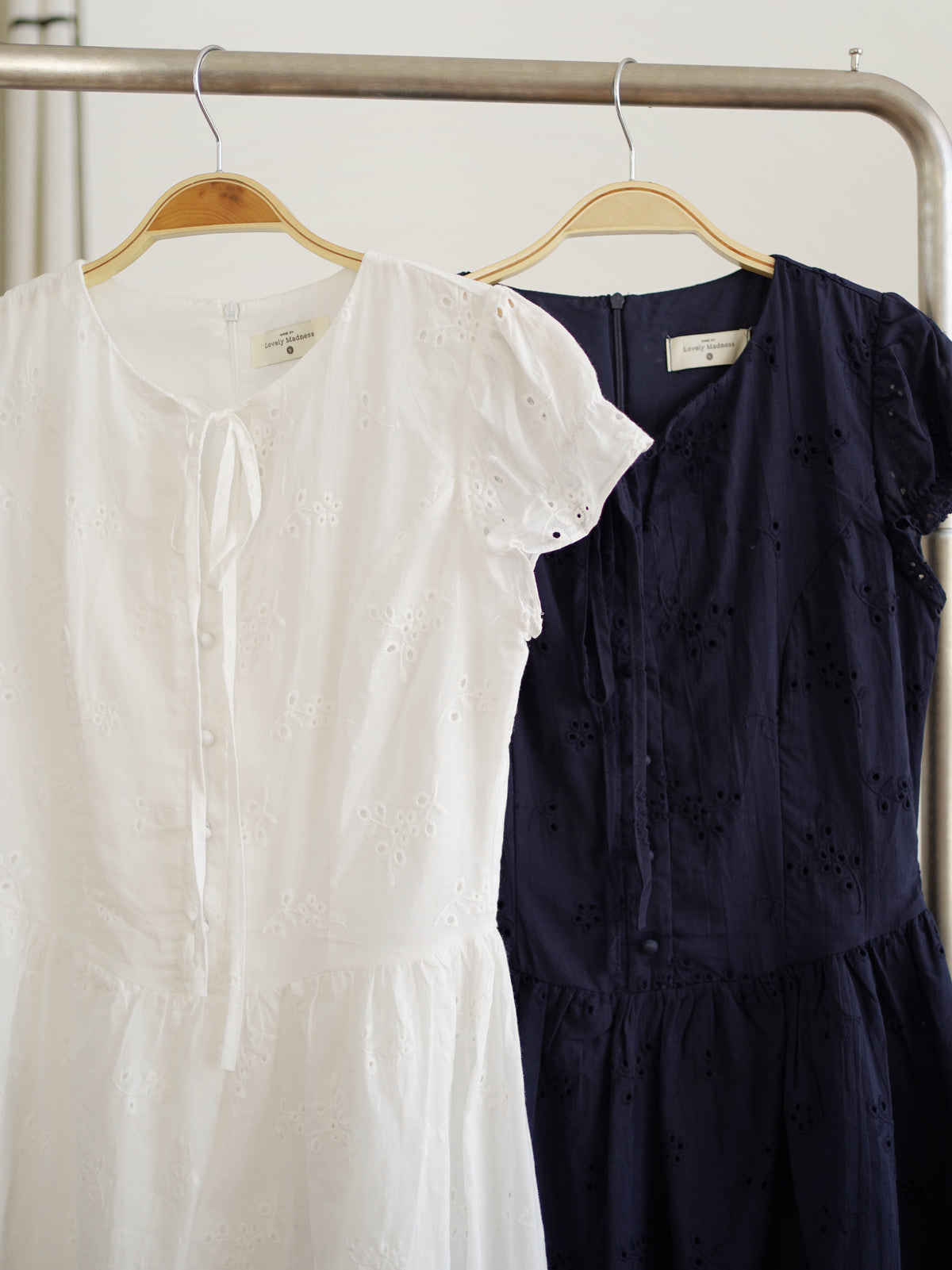 Embroidery Eyelet Dress