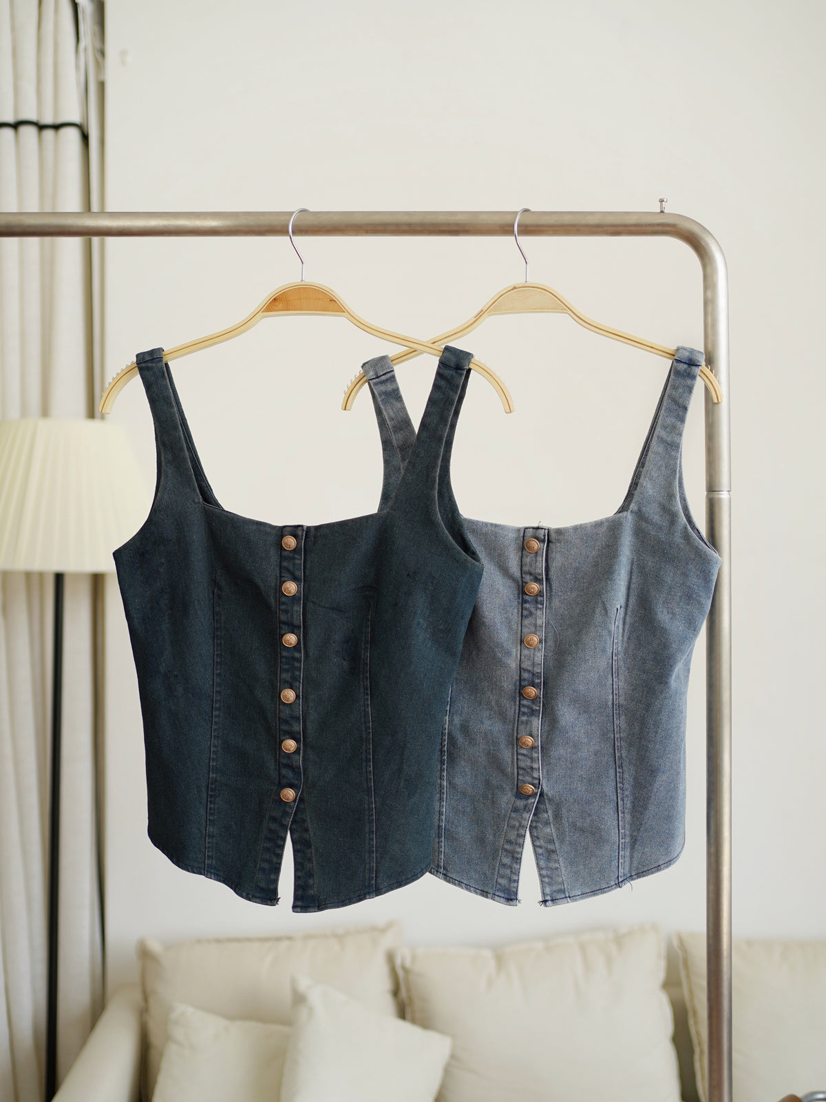 Noemie Denim Top