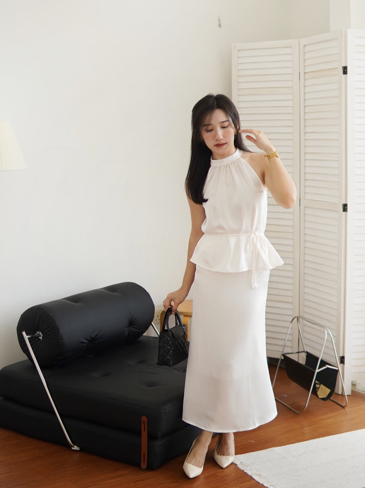 CLAIRE SATIN MERMAID TANK SET