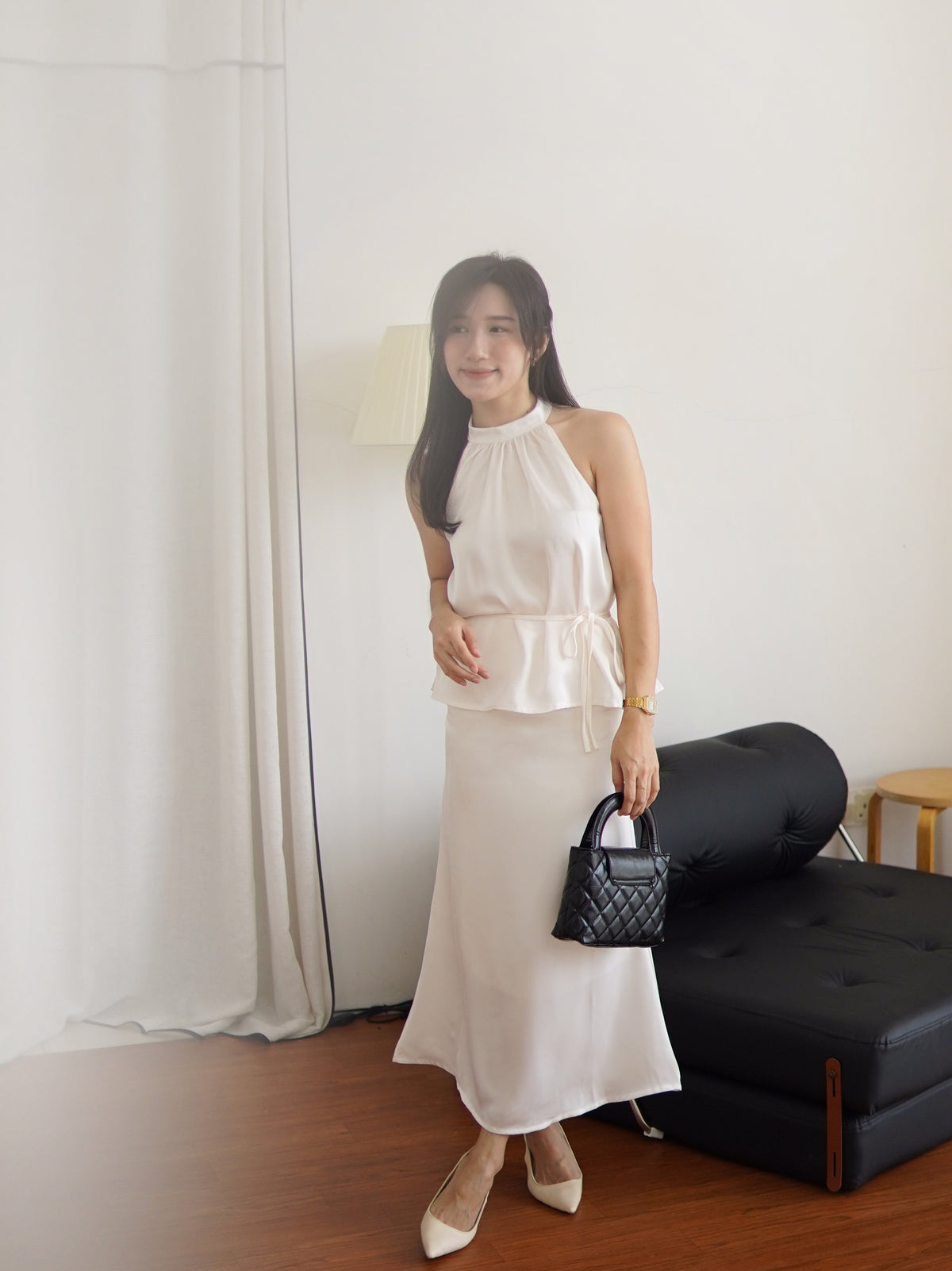 CLAIRE SATIN MERMAID TANK SET