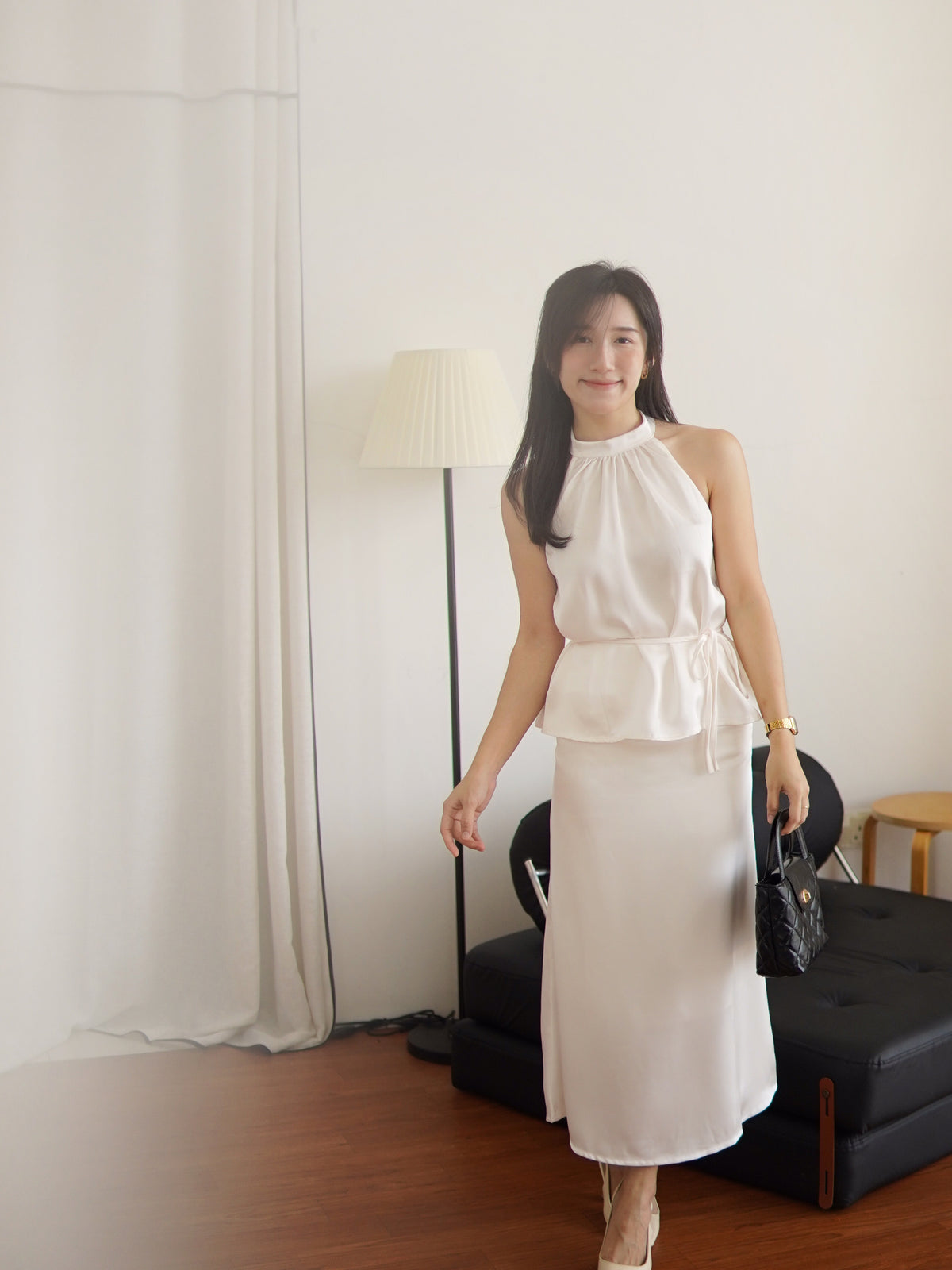 CLAIRE SATIN MERMAID TANK SET