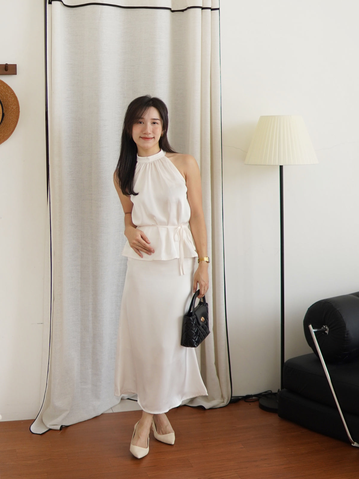 CLAIRE SATIN MERMAID TANK SET