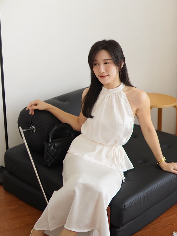 CLAIRE SATIN MERMAID TANK SET