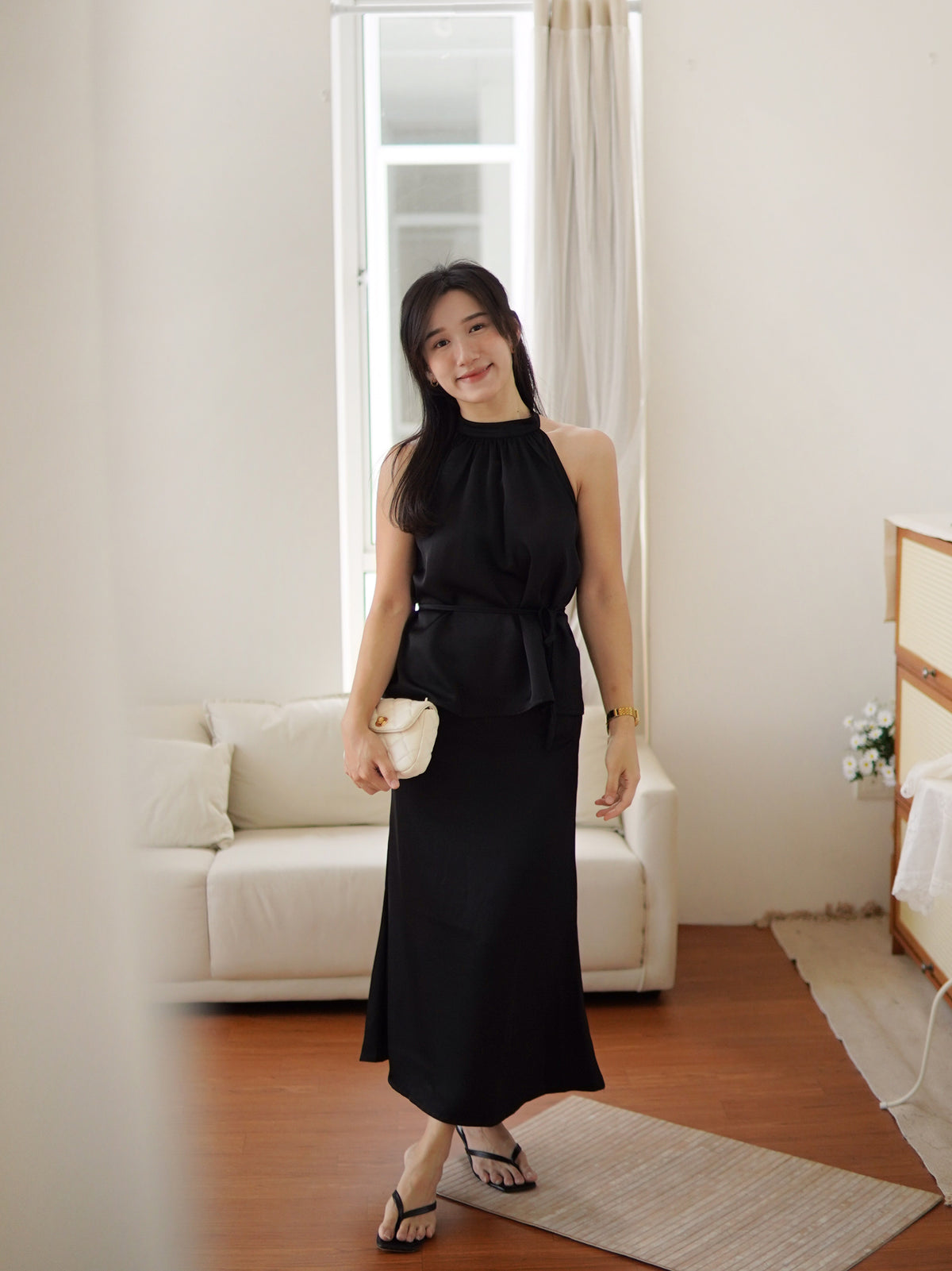 CLAIRE SATIN MERMAID TANK SET