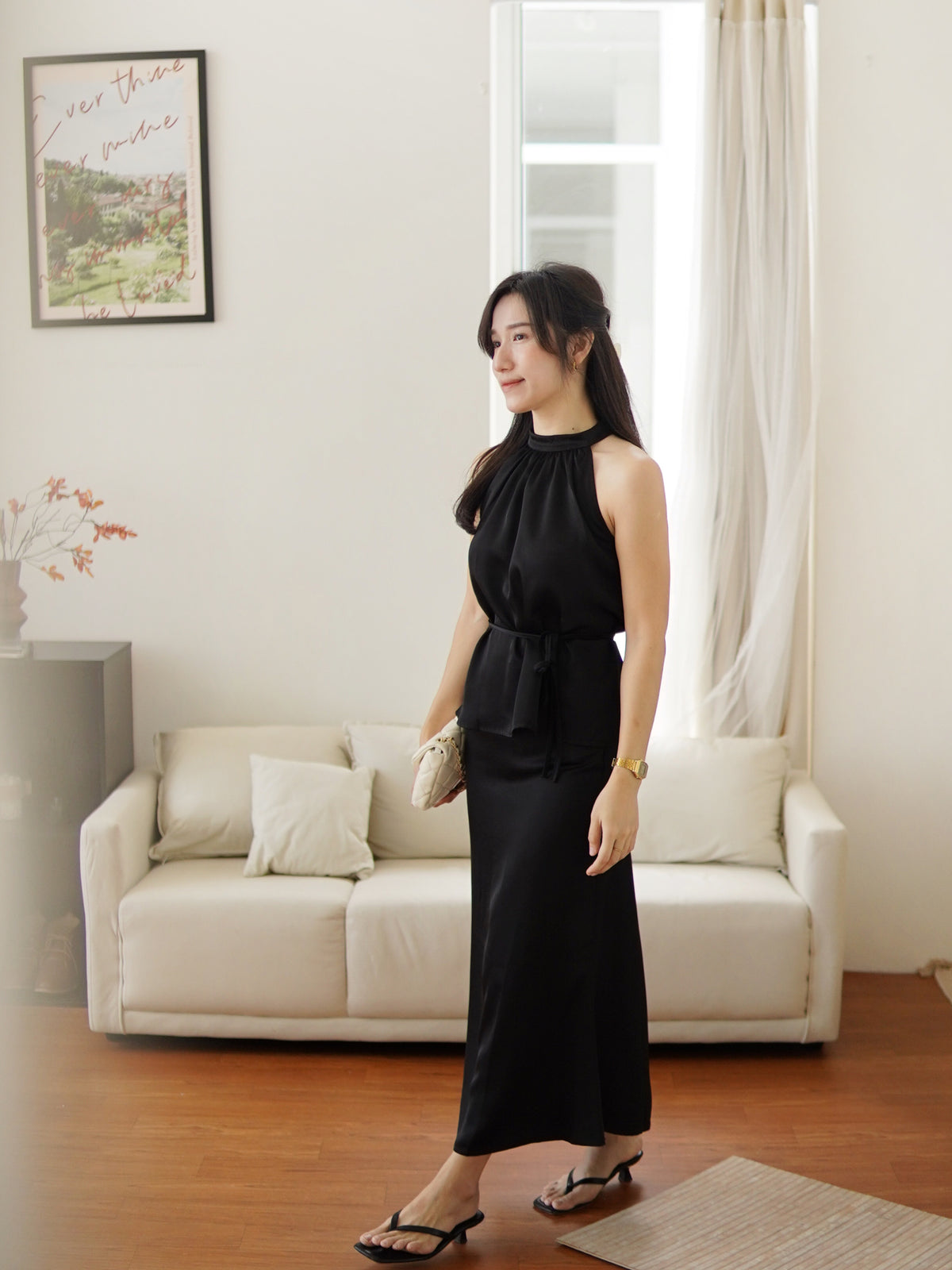 CLAIRE SATIN MERMAID TANK SET