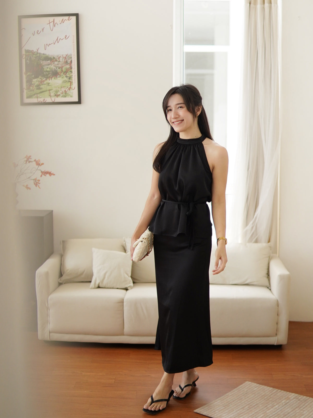 CLAIRE SATIN MERMAID TANK SET