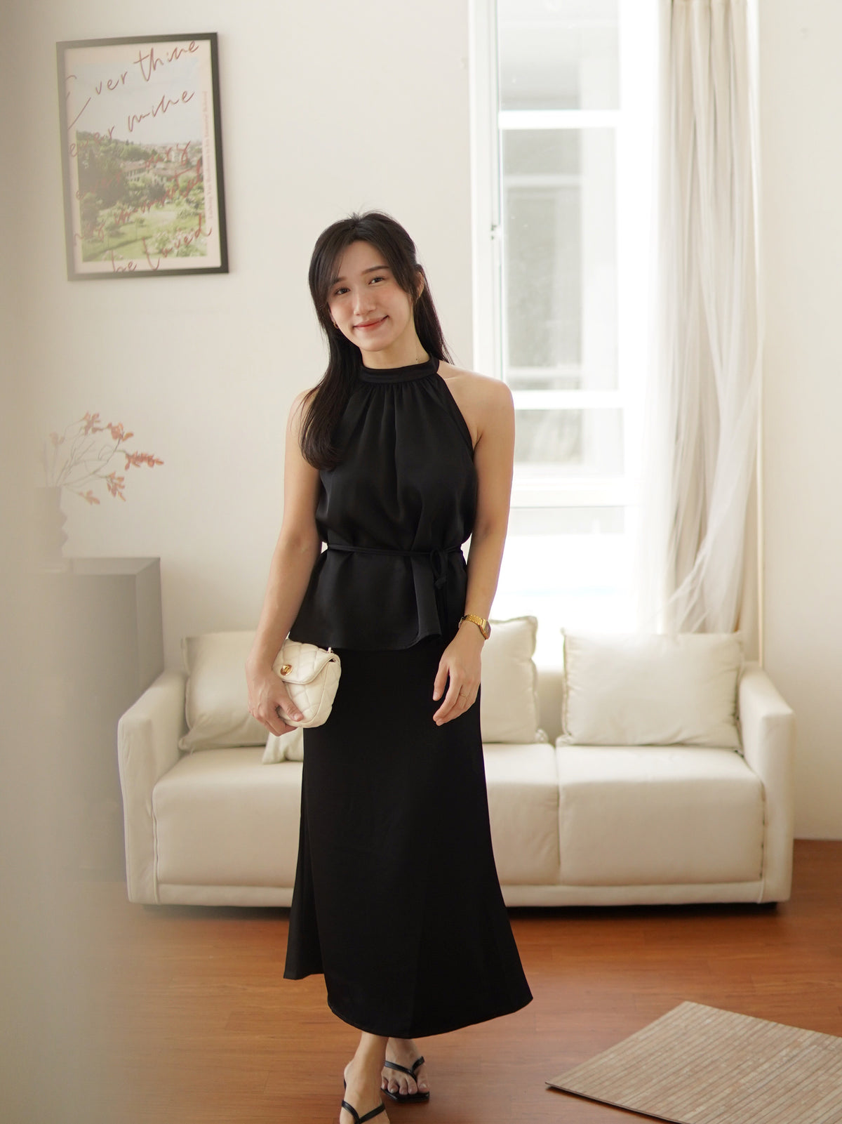 CLAIRE SATIN MERMAID TANK SET