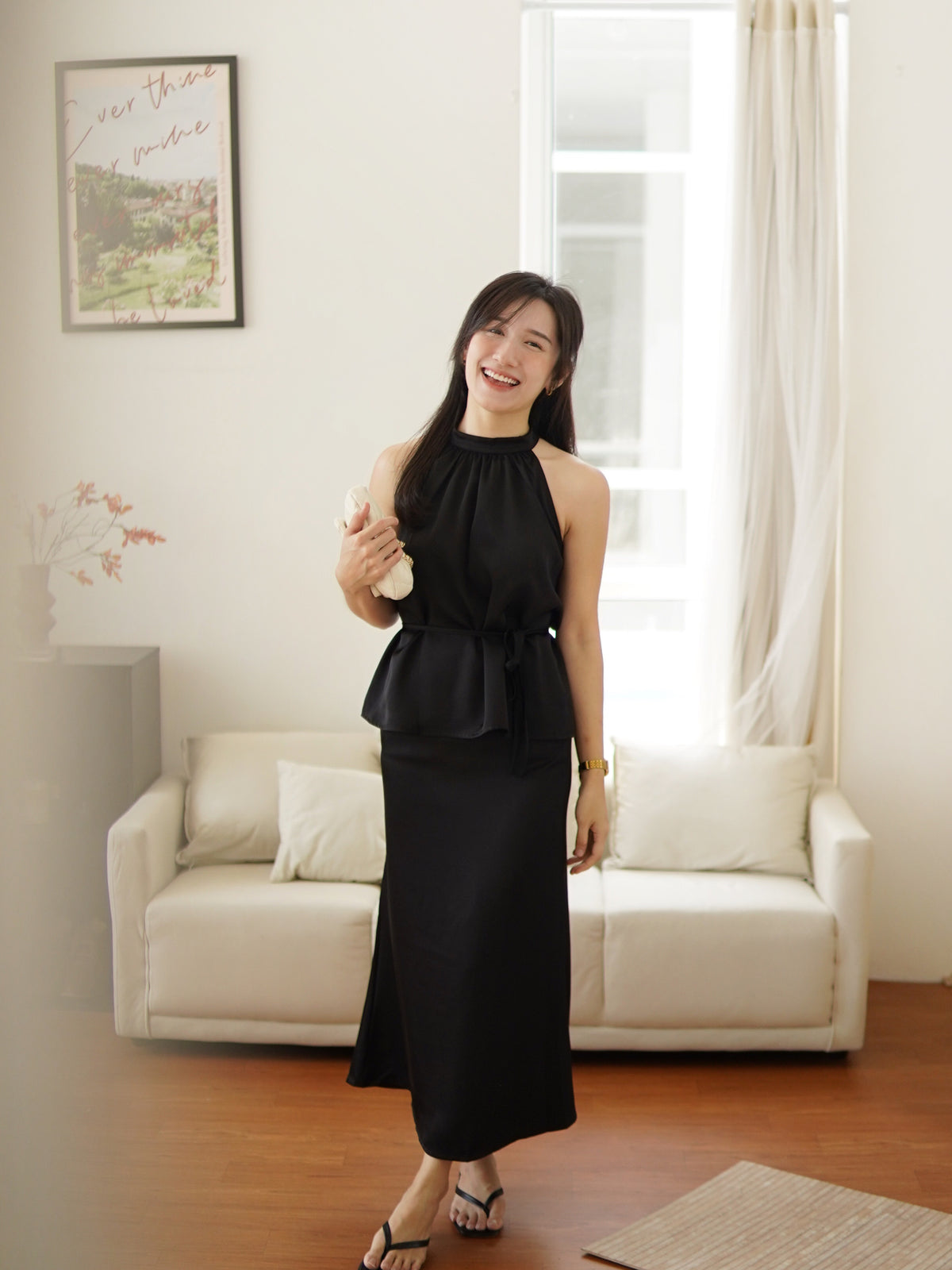 CLAIRE SATIN MERMAID TANK SET