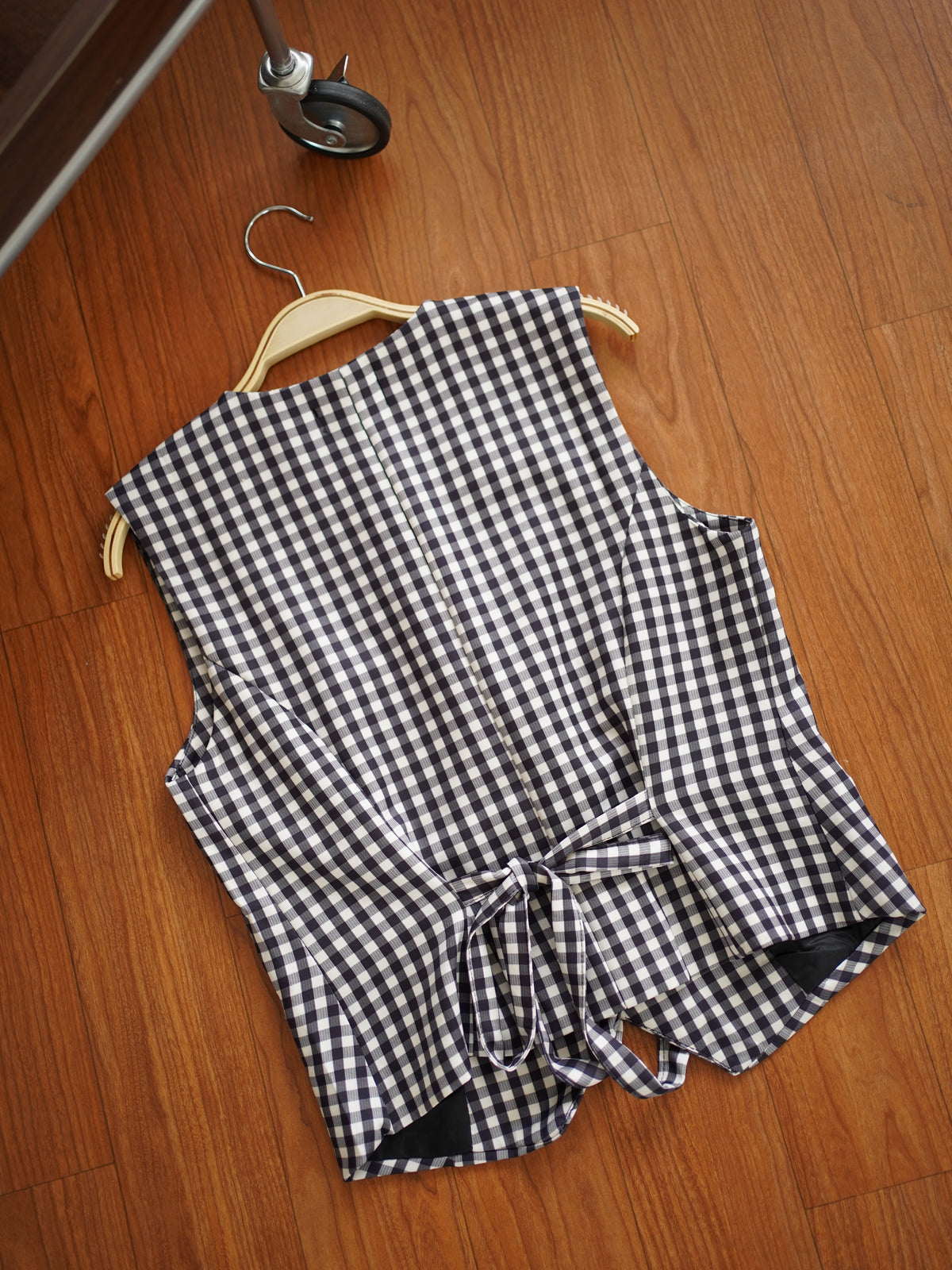 Louise Gingham Vest Top