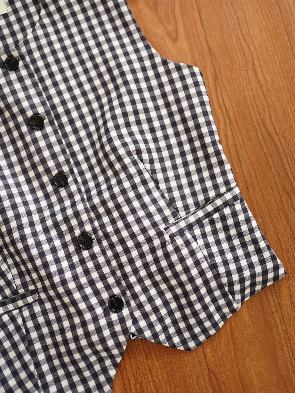 Louise Gingham Vest Top