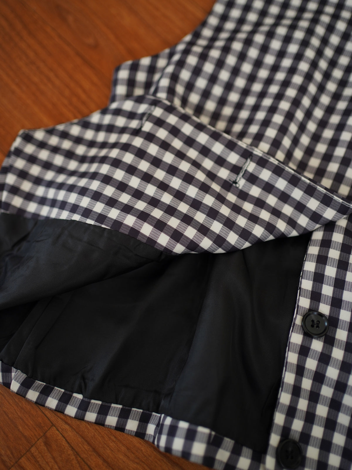 Louise Gingham Vest Top