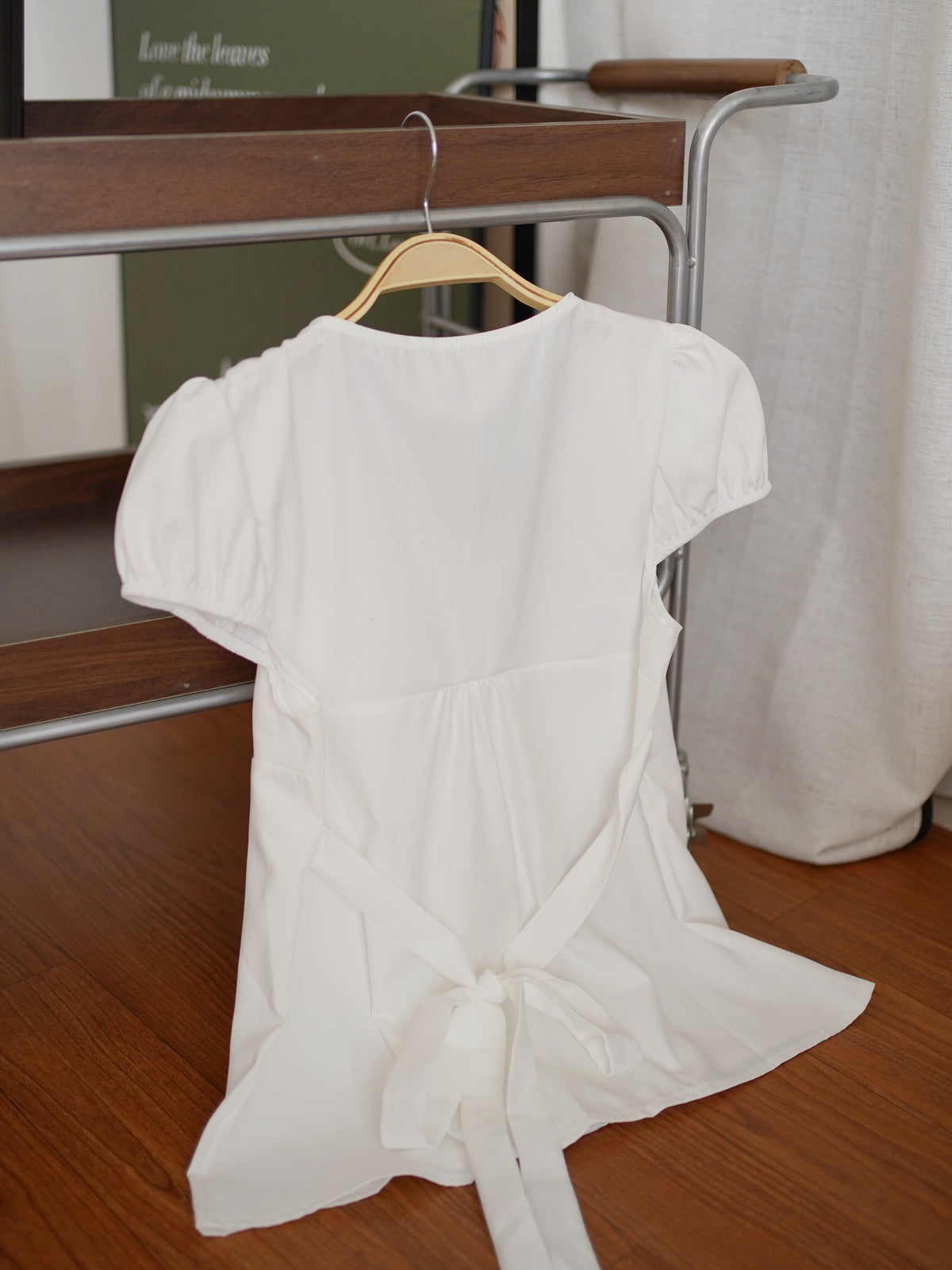 Julene Pleat Ribbon Top