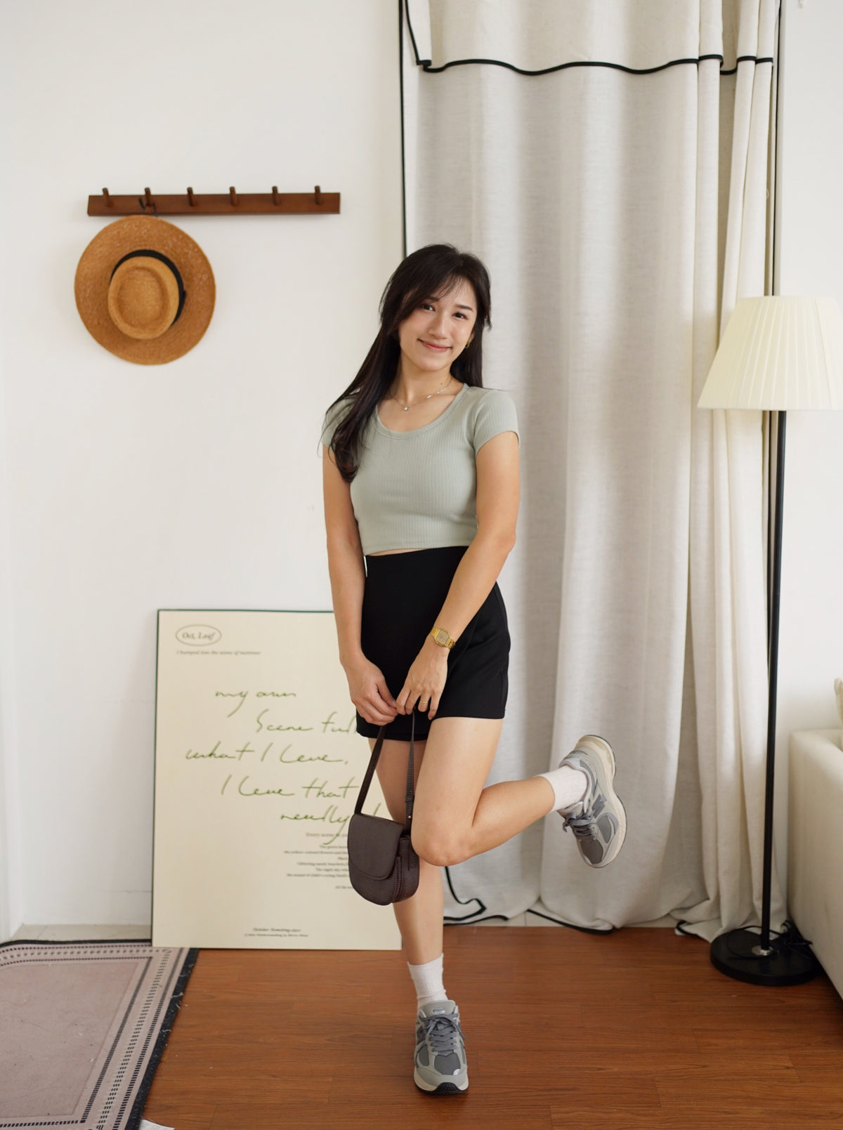 RIBBED Baby Tee (Size S)