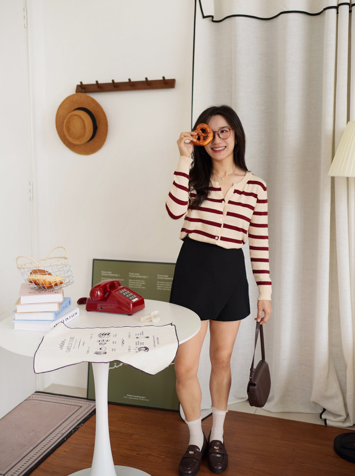 Knit Stripes Outer Top