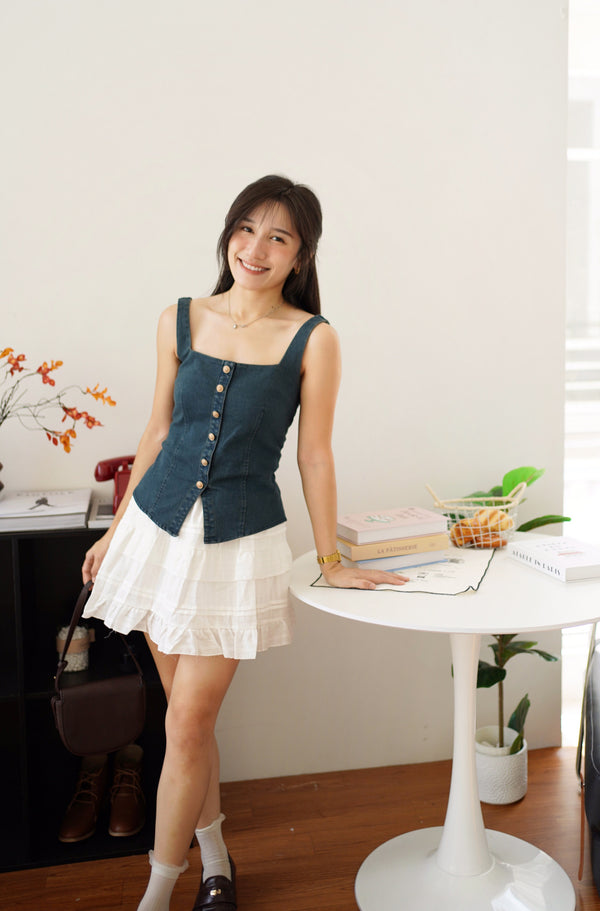 Noemie Denim Top
