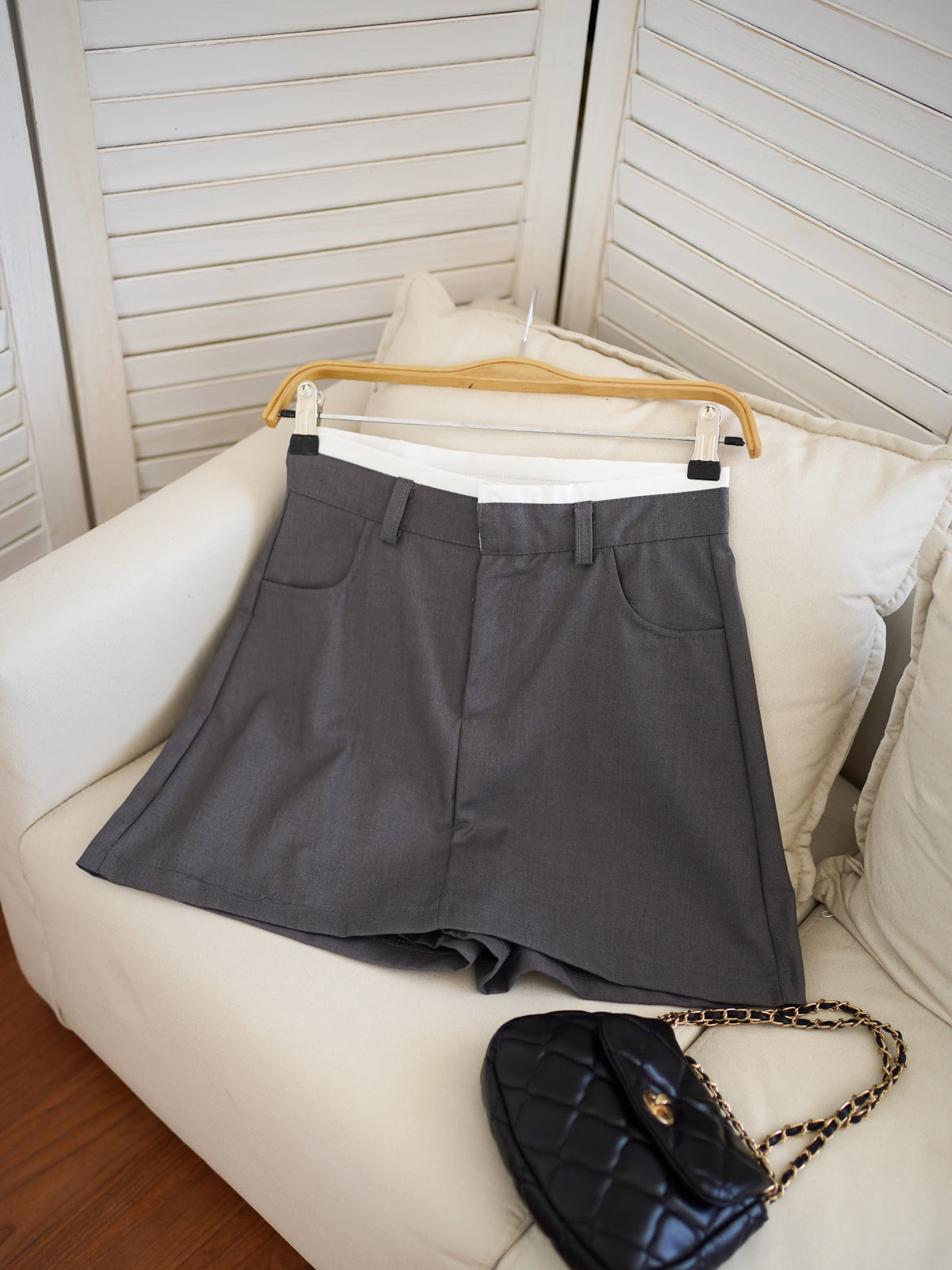 Chic Grey Skort