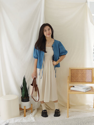 Denim Collar Blouse