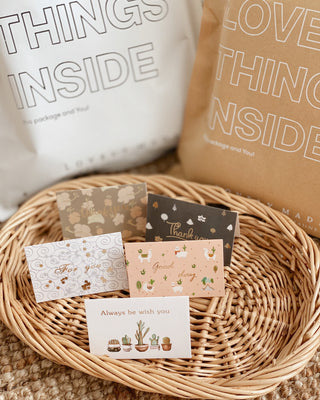 Gift Packaging & Greeting Gift Card