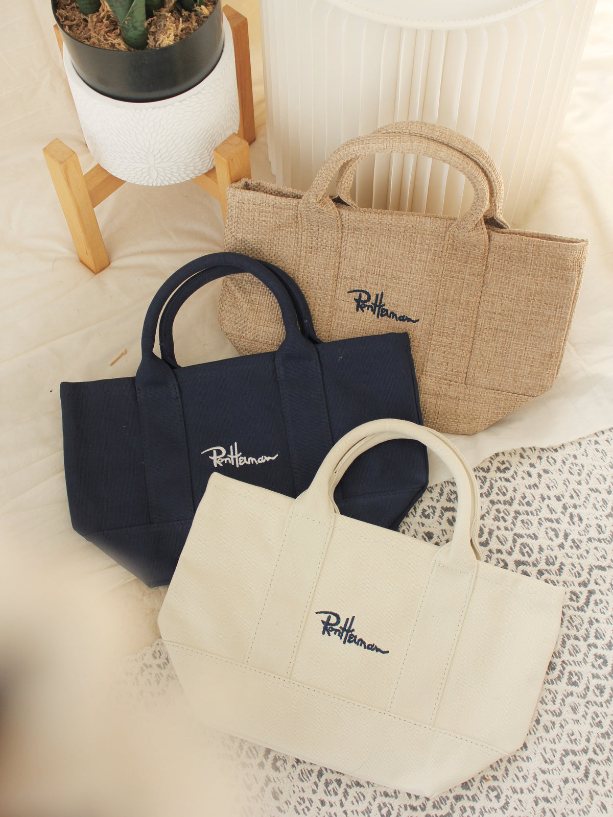 JAPAN RON HERMAN CANVAS BAG - LovelyMadness Clothing Malaysia