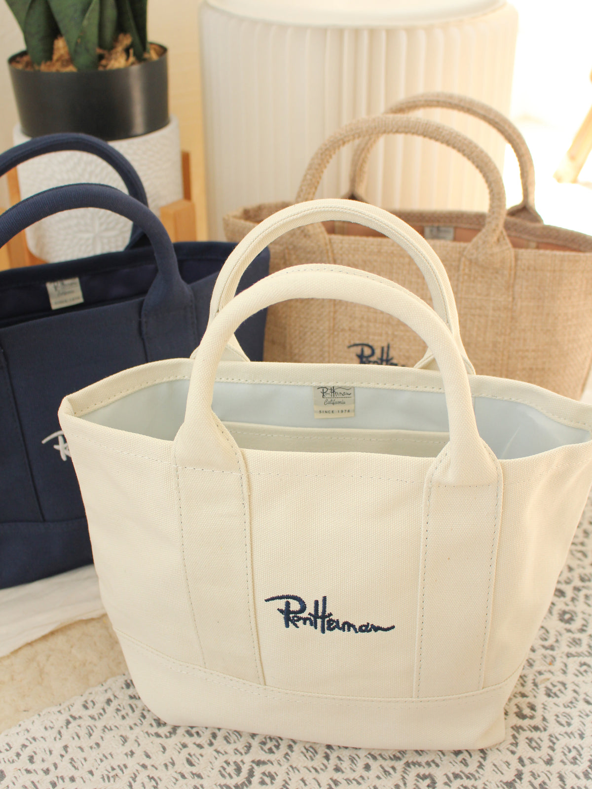 JAPAN RON HERMAN CANVAS BAG - LovelyMadness Clothing Malaysia