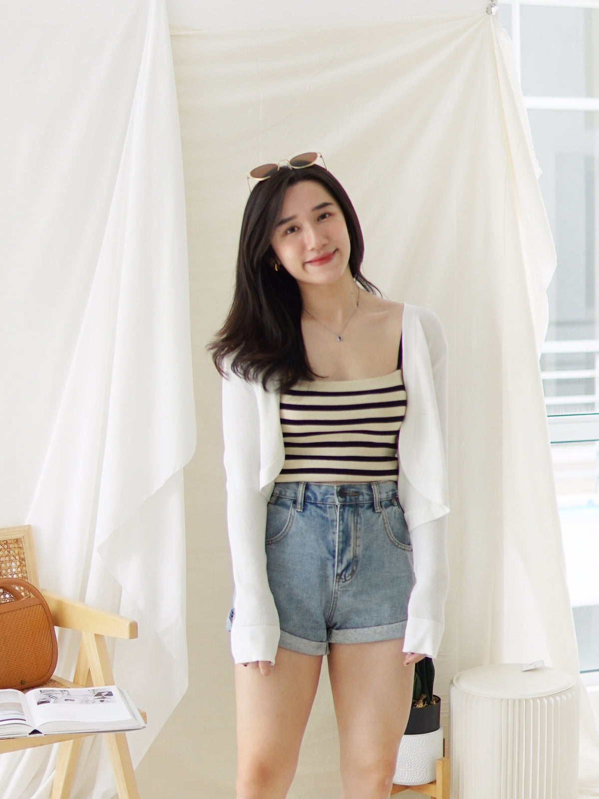 LEXA CROPPED CARDIGAN - LovelyMadness Clothing Malaysia