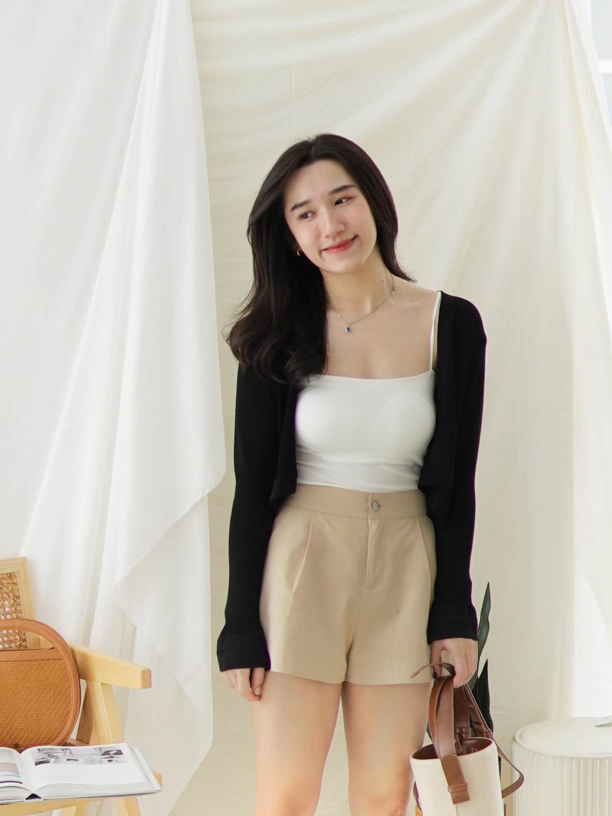 LEXA CROPPED CARDIGAN - LovelyMadness Clothing Malaysia