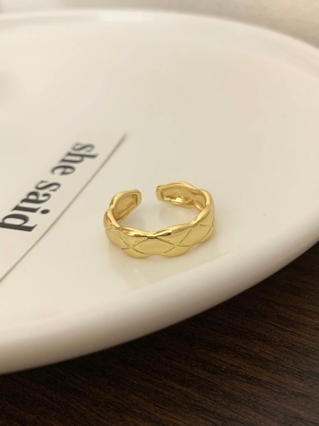 NEW128 GOLD RINGS - LovelyMadness Clothing Malaysia