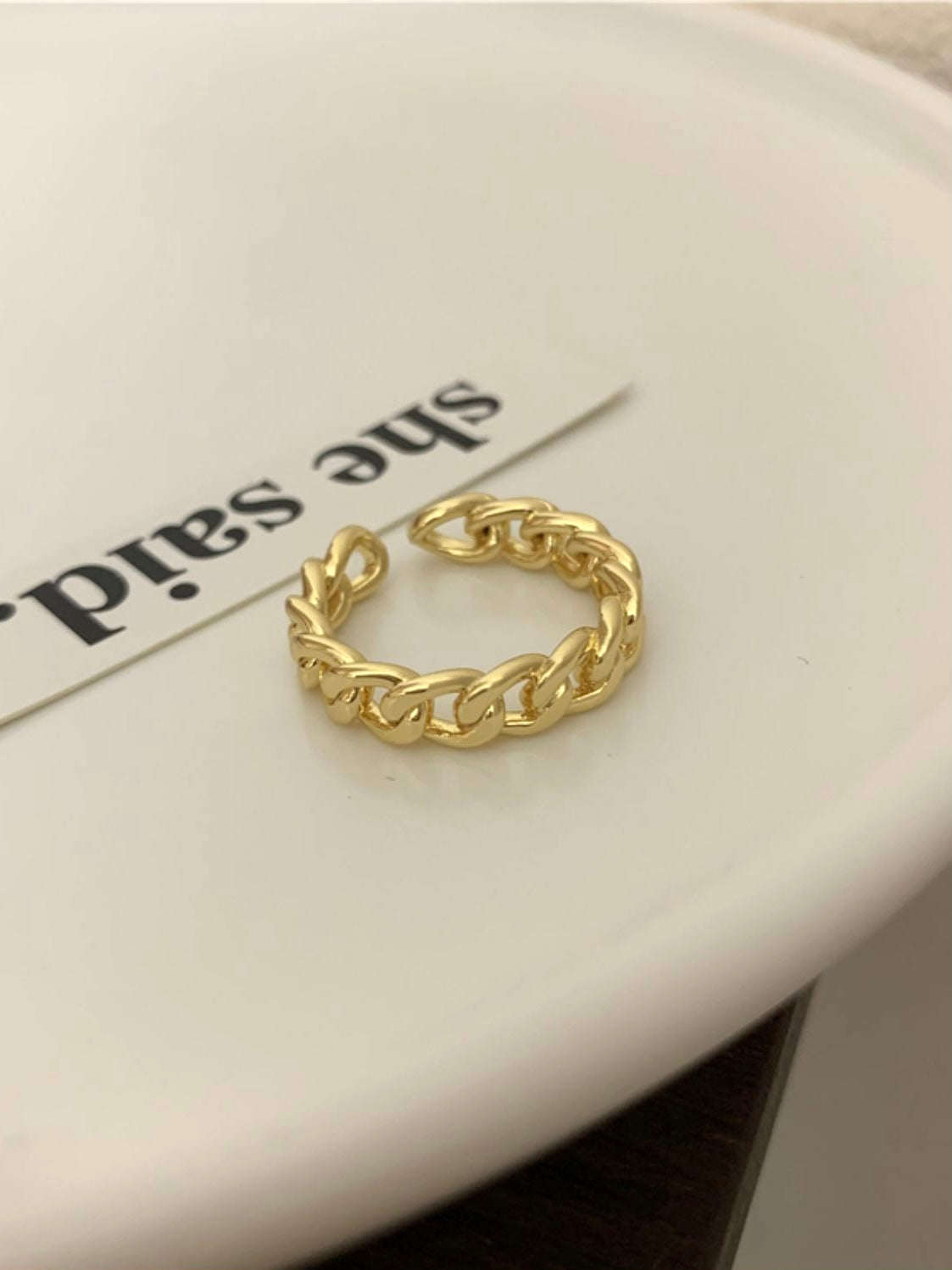 NEW128 GOLD RINGS - LovelyMadness Clothing Malaysia