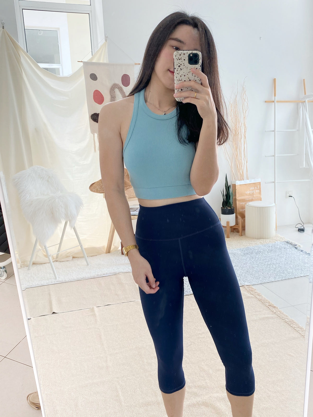 PENNY YOGA CROP LEGGINGS - LovelyMadness Clothing Malaysia