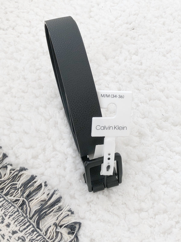 CALVIN KLEIN SQUARE BUCKET BELT - LovelyMadness Clothing Malaysia