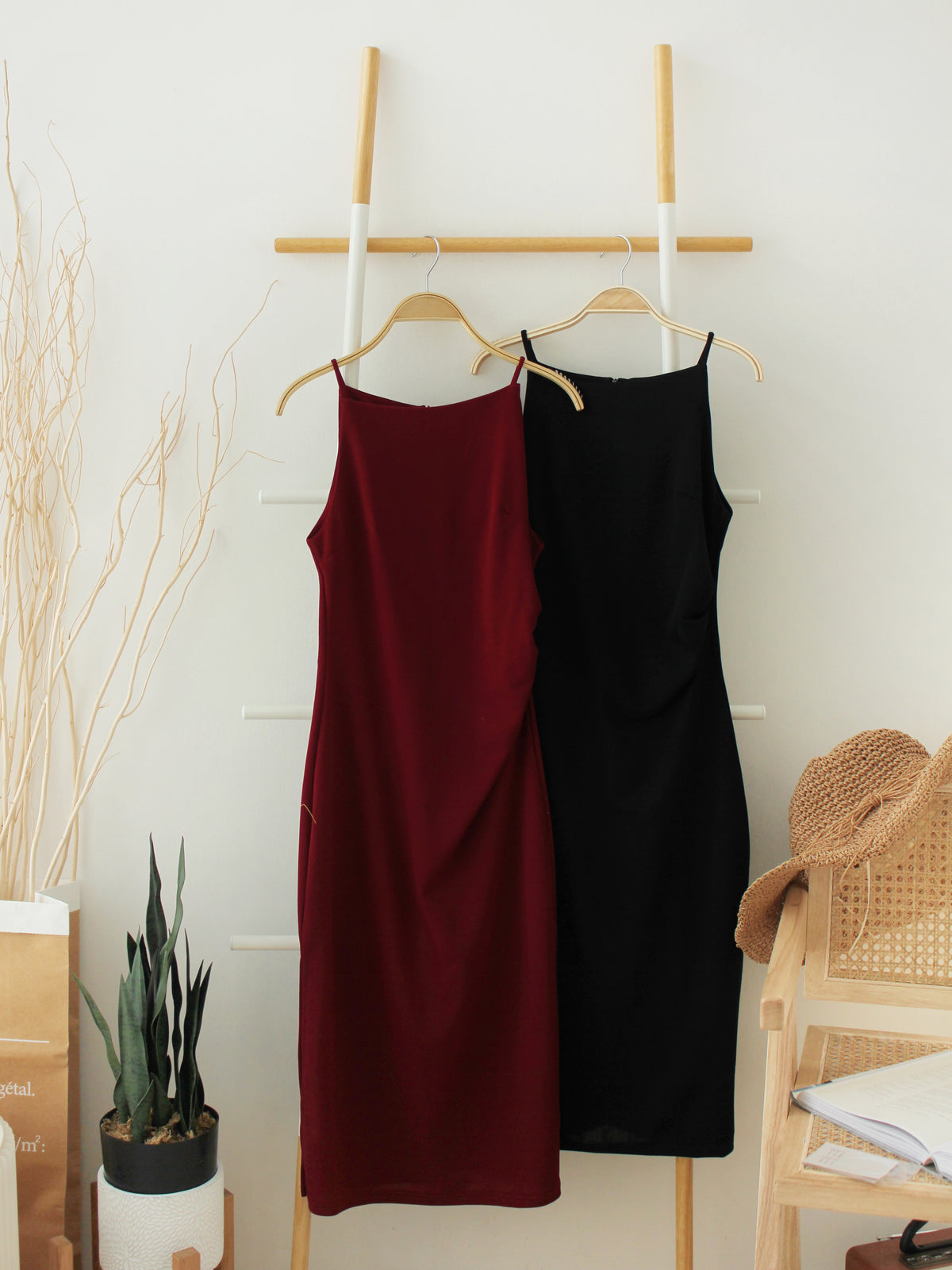 BRIELLA BODYCON SPILT DRESS - LovelyMadness Clothing Malaysia