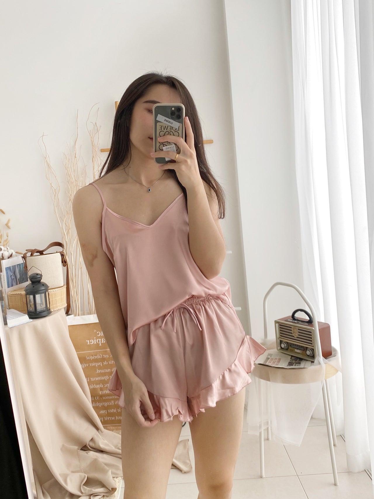Isabella Silk Pyjamas Set - LovelyMadness Clothing Online Fashion Malaysia