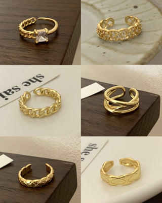 NEW128 GOLD RINGS