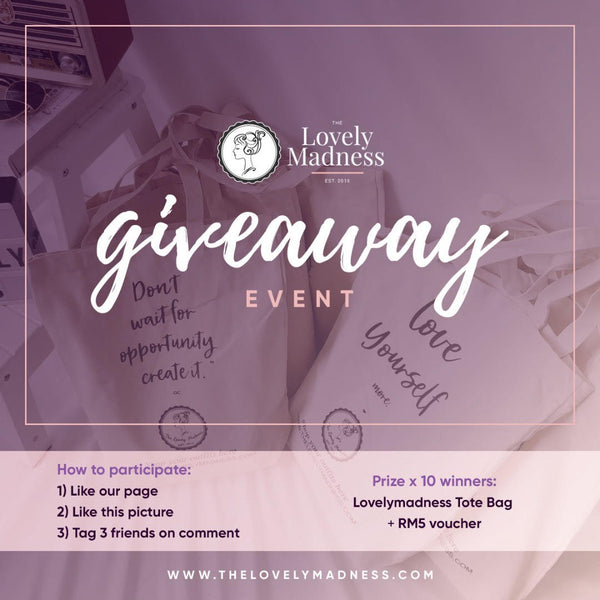 LOVELYMADNESS TOTE BAG WINNERS DRAW