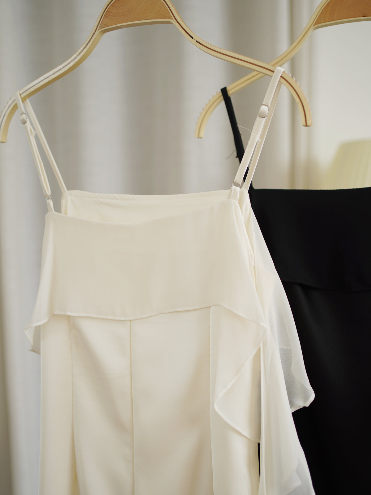 Elara Ruffle Satin Dress