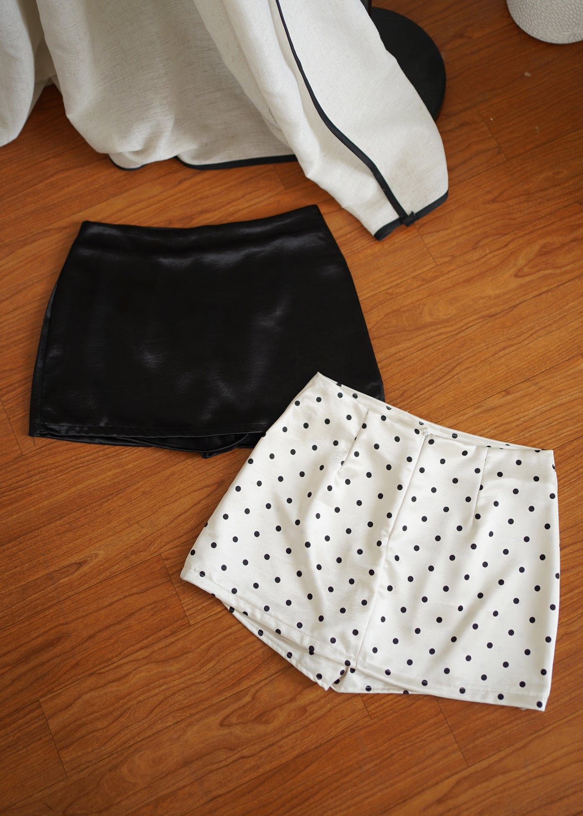 Georgina Satin Skort