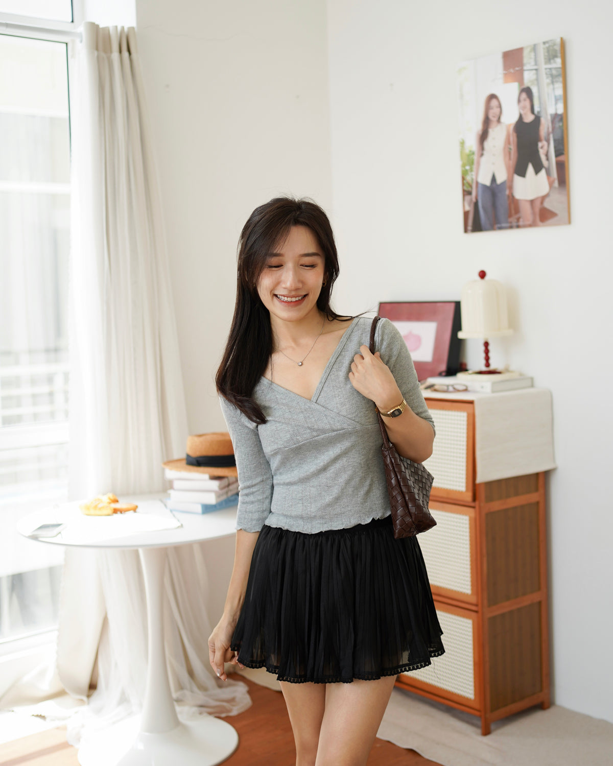 Janessa Textured Knit Top