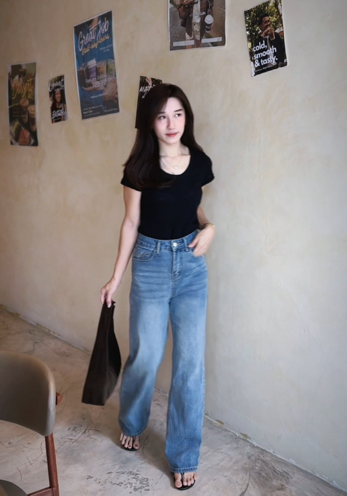 U Shape Textured Tee