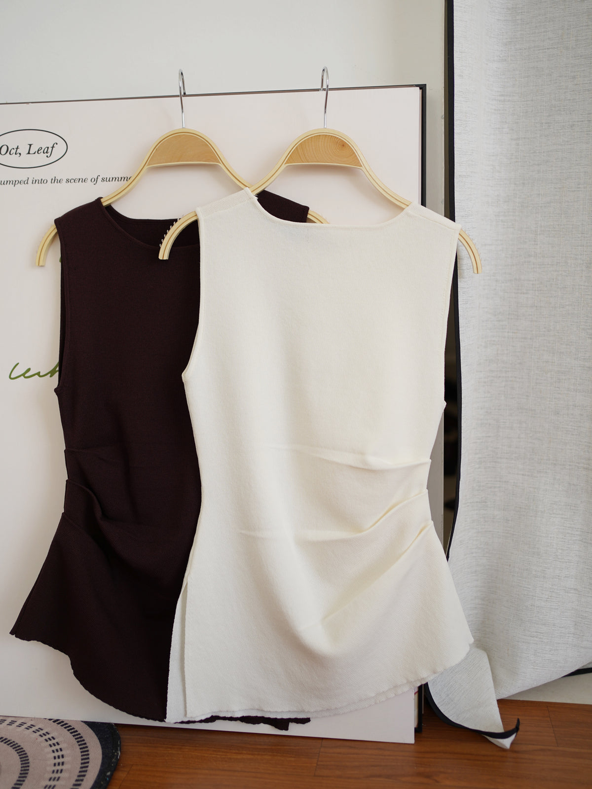 Katie Knit Side Ruched Top