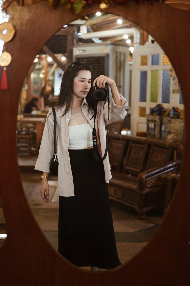 NATALIA BUTTON BLOUSE