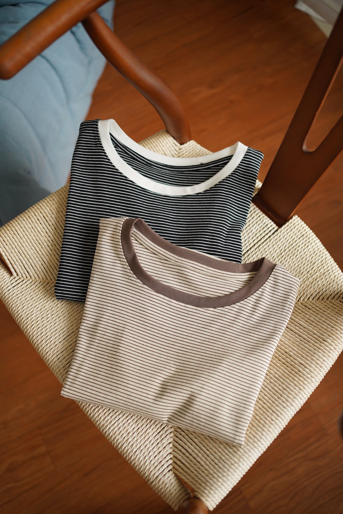 Stripe Cotton Relax Tee