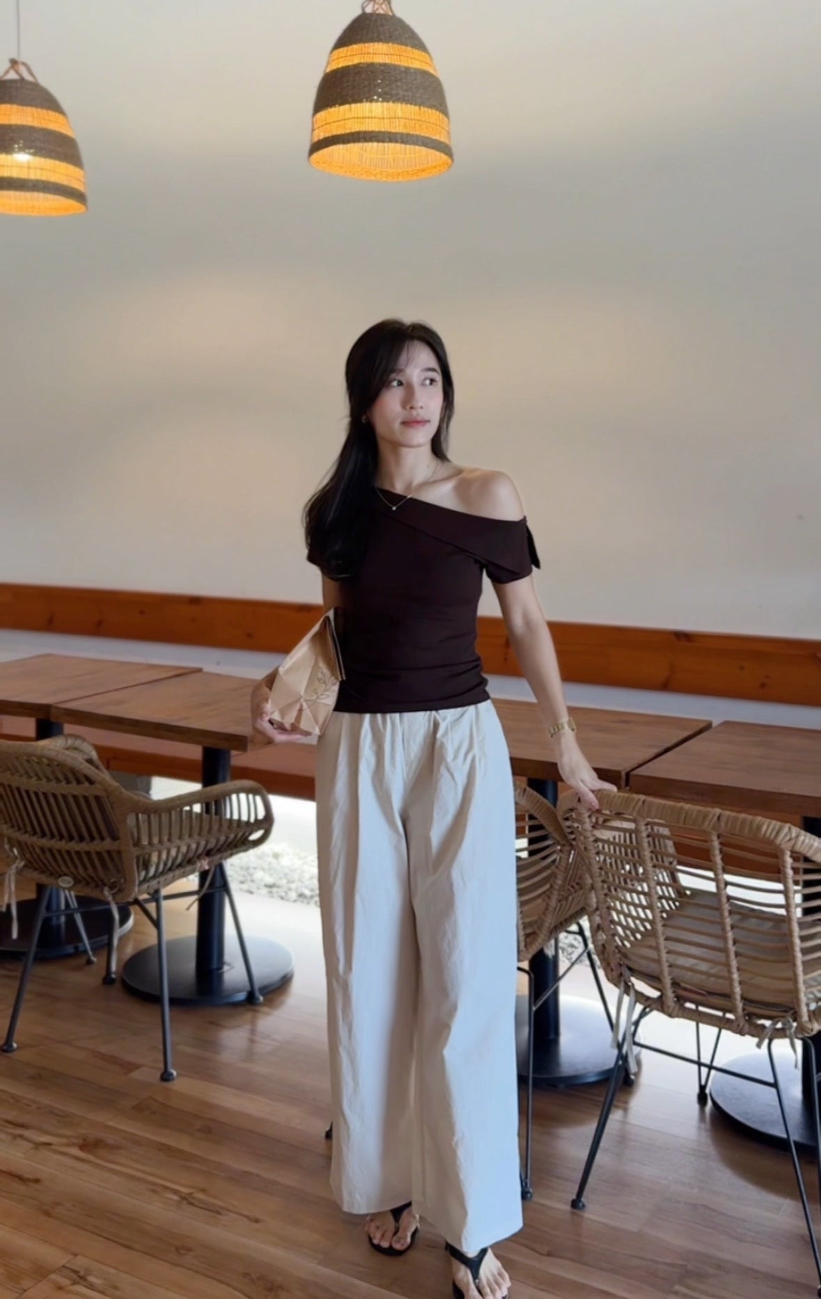 Breezy Drawstring Wide-Leg Pants