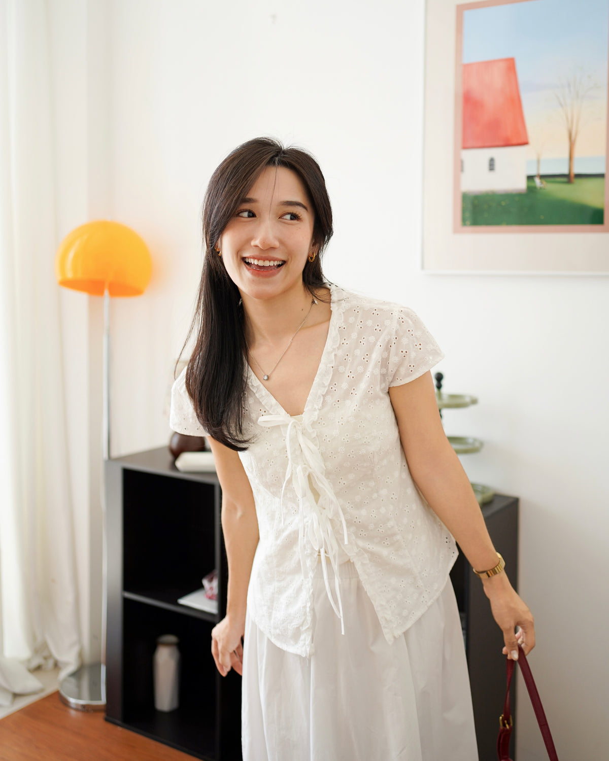 Lovey Crochet Ribbon Top - LovelyMadness Clothing Malaysia