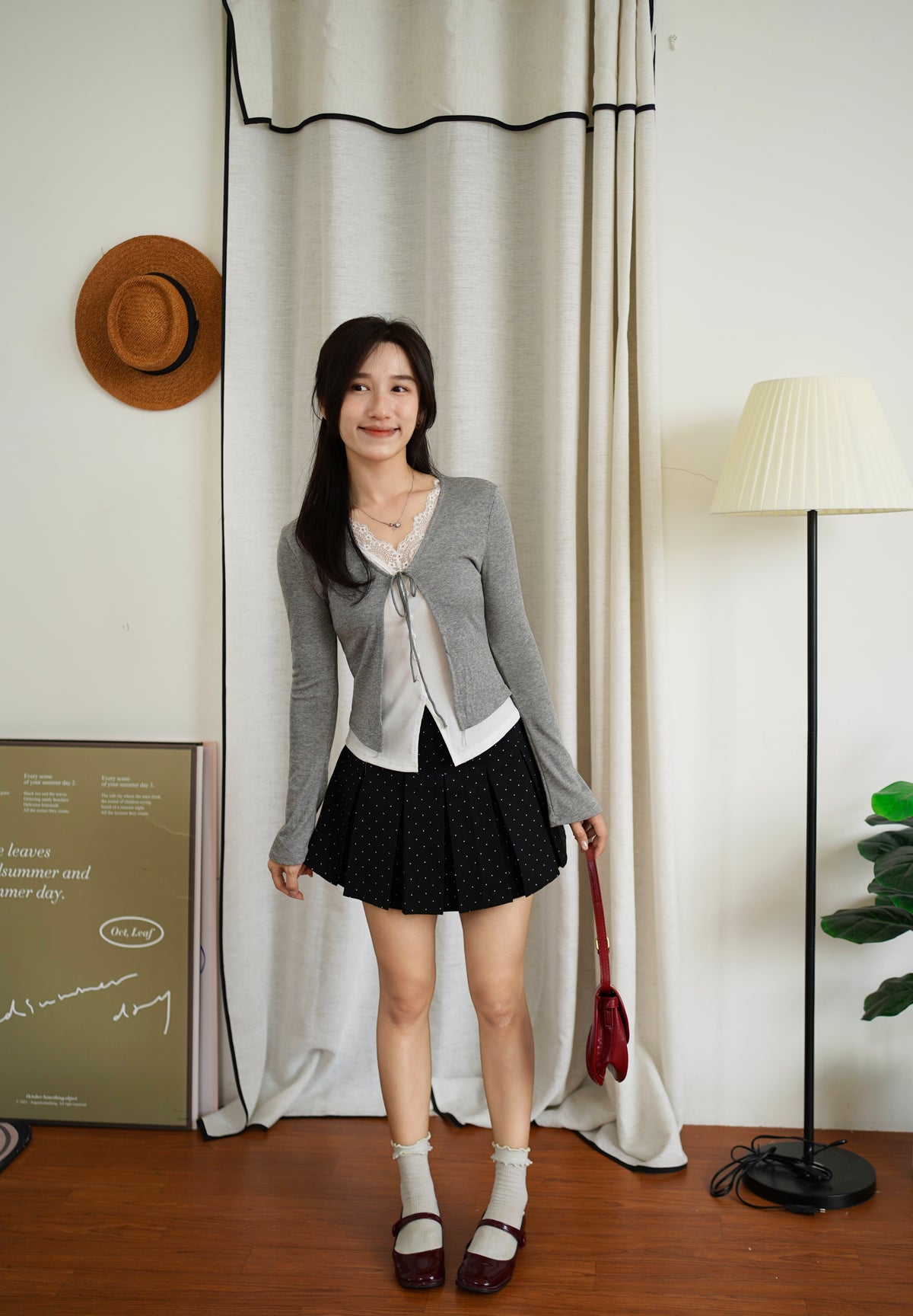 Qira Lace Trim Top