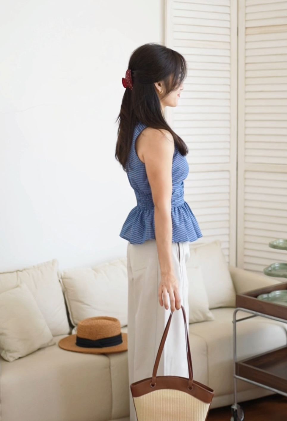 Samantha Ruffle Hem Top - LovelyMadness Clothing Malaysia