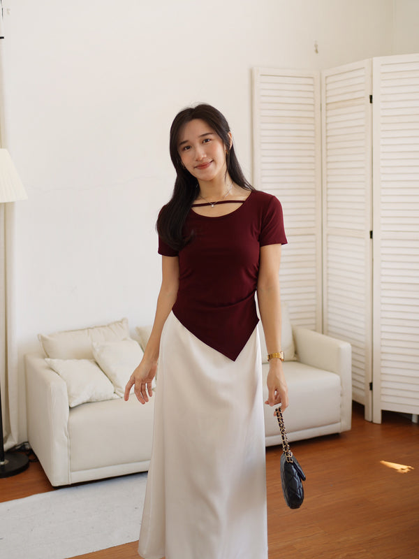 Dorise Cut-Off Top - LovelyMadness Clothing Malaysia