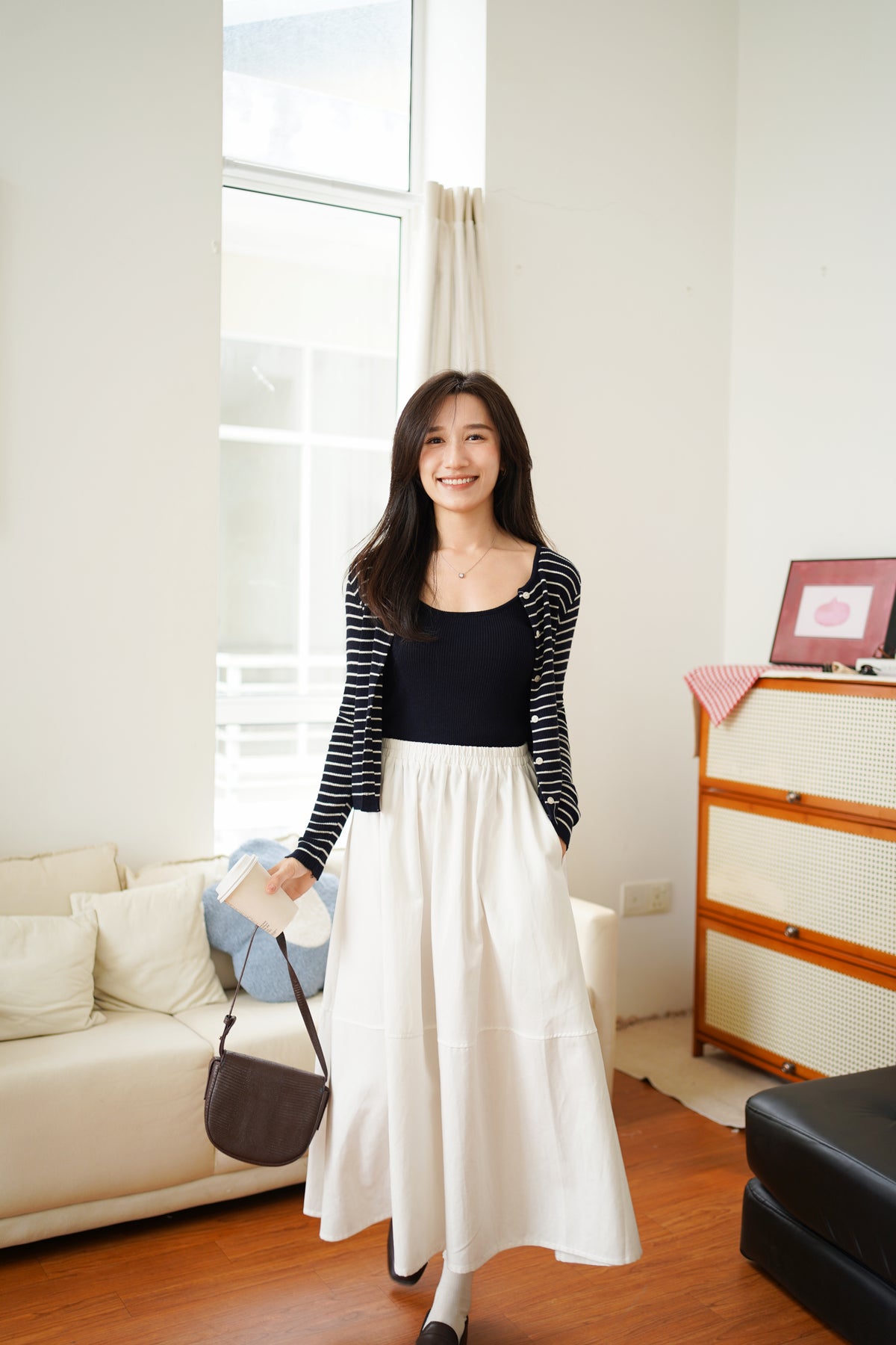 Wendy Stripe Knit Tank Set