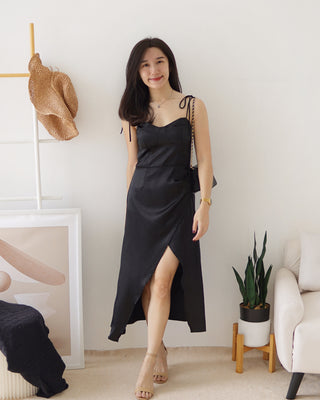 ANATASIA SILK BLEND DRESS