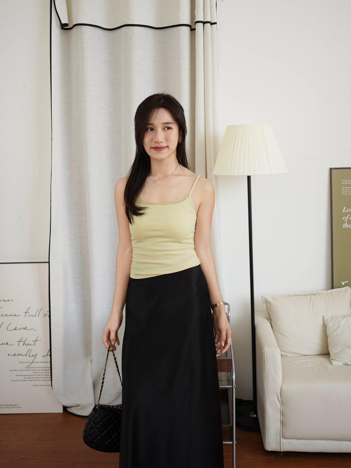Danica Lace Padded Tank - LovelyMadness Clothing Malaysia